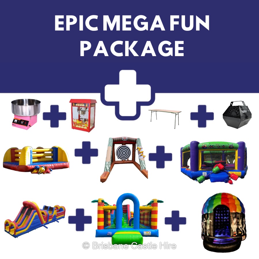 Epic Mega Fun Package - Jumping Castle Hire in Brisbane , North ...