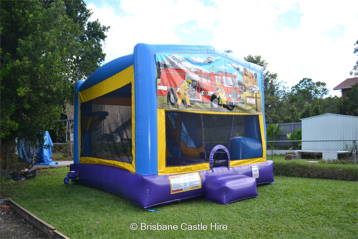 🚒 Fire Truck 4.5 x 6 - Jumping Castle Hire in Brisbane , North Brisbane ...