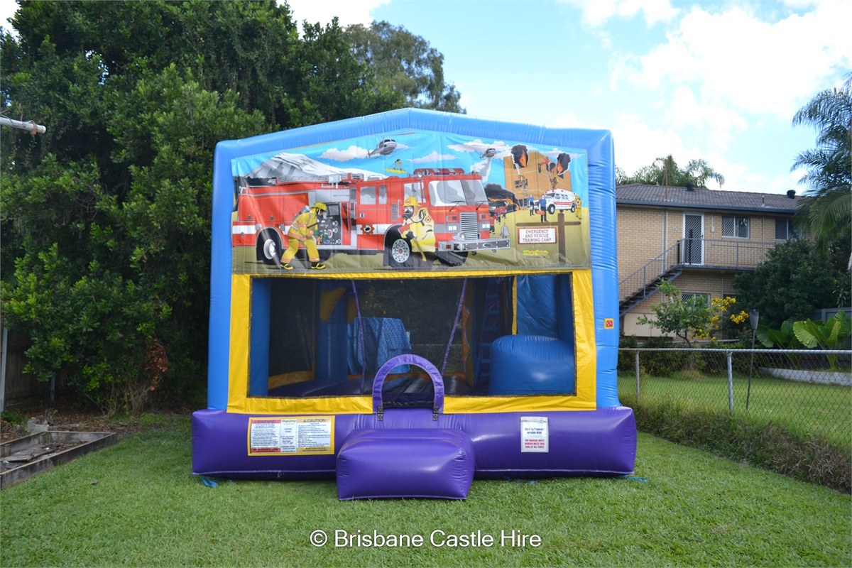 🚒 Fire Truck 4.5 x 6 - Jumping Castle Hire in Brisbane , North Brisbane ...